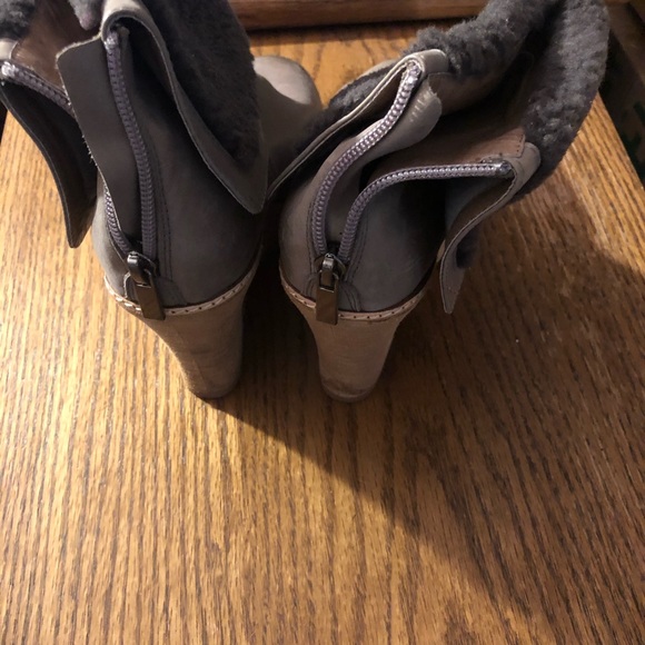 Size 7 fur trimmed Lubeca booties - Picture 4 of 5